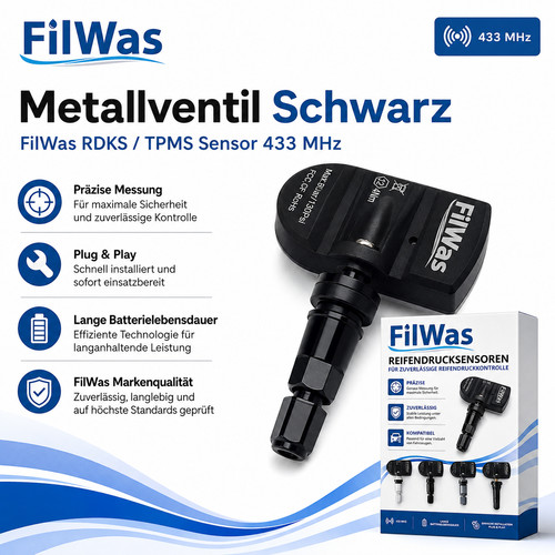Filwas tpms 433 mhz - 4x,